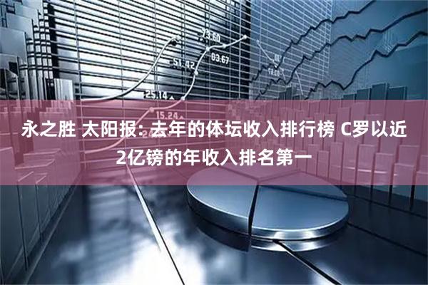 永之胜 太阳报: 去年的体坛收入排行榜 C罗以近2亿镑的年收入排名第一