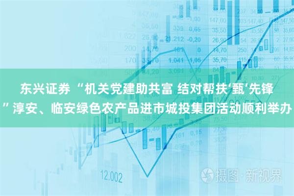 东兴证券 “机关党建助共富 结对帮扶‘甄’先锋”淳安、临安绿色农产品进市城投集团活动顺利举办
