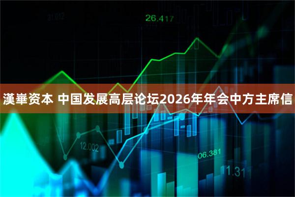 漢崋资本 中国发展高层论坛2026年年会中方主席信